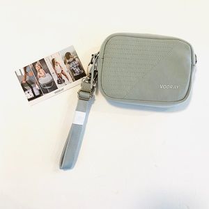 VOORAY Sidekick Gray Moto Crossbody